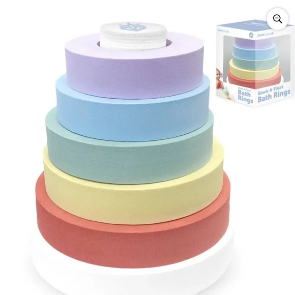 Colorful Stack & Float Bath Rings - Picture 2 of 5